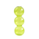 GobekUsa Clear Glass Bubble Vase for Home Decor