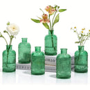 GobekUsa Clear Glass Bud Vases Set - 12 Pieces
