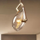 GobekUsa Clear Glass Fish Pendant Light: Modern Restaurant Lighting Fixture
