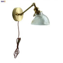 GobekUsa Clear Glass LED Wall Sconce Rotate Up Down, Perfect for Dining Room, Bathroom