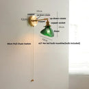 GobekUsa Clear Glass LED Wall Sconce Rotate Up Down, Perfect for Dining Room, Bathroom