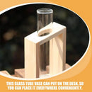 GobekUsa Clear Glass Test Tube Vases for Plants