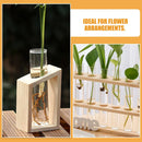 GobekUsa Clear Glass Test Tube Vases for Plants