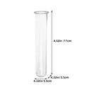 Minimalist wood and glass test tube vases living room plant decor by Decorbites