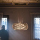 GobekUsa Clear Gold Acrylic Pendant Lights: Modern Living Room Foscarini Caboche Style