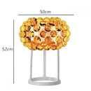 GobekUsa Clear Gold Acrylic Pendant Lights: Modern Living Room Foscarini Caboche Style