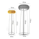 GobekUsa Clear Gold Acrylic Pendant Lights: Modern Living Room Foscarini Caboche Style