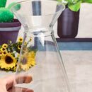 GobekUsa Clear Nordic Plastic Vase for Hydroponic Flowers