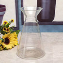 GobekUsa Clear Nordic Plastic Vase for Hydroponic Flowers