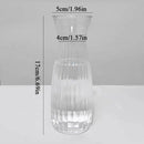 GobekUsa Clear Nordic Plastic Vase for Hydroponic Flowers