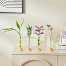 GobekUsa Clear Plastic Test Tube Vase for Home Decor