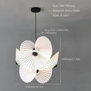 GobekUsa Cloth Minimalist LED Chandelier Ceiling Pendant for Home Decor
