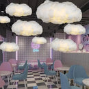 GobekUsa Cloud Cotton Pendant Light Chandelier for Living Dining Room