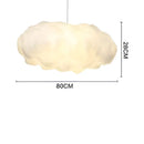 GobekUsa Cloud Cotton Pendant Light Chandelier for Living Dining Room
