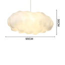 GobekUsa Cloud Cotton Pendant Light Chandelier for Living Dining Room