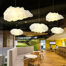GobekUsa Cloud Cotton Pendant Light Chandelier for Living Dining Room
