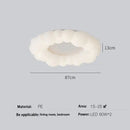 GobekUsa Cloud LED Chandelier Modern Nordic Ceiling Lamp Ring Lighting