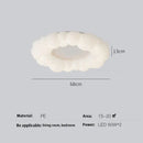 GobekUsa Cloud LED Chandelier Modern Nordic Ceiling Lamp Ring Lighting
