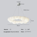 GobekUsa Cloud LED Chandelier Modern Nordic Ceiling Lamp Ring Lighting