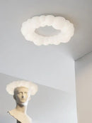GobekUsa Cloud LED Chandelier Modern Nordic Ceiling Lamp Ring Lighting