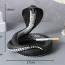 Decorbites cobra ashtray orange resin office smoking accessory by Decorbites