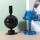 Stylish translucent colored glass vase living room candle holder by Decorbites