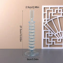 Stylish translucent colored glass vase living room candle holder by Decorbites
