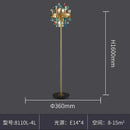 GobekUsa Colorful Crystal Chandelier LED Dining Room Lighting