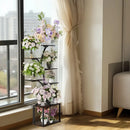GobekUsa Compact Tree Design Plant Stand with Multiple Shelves