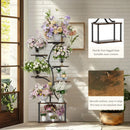GobekUsa Compact Tree Design Plant Stand with Multiple Shelves