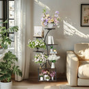 GobekUsa Compact Tree Design Plant Stand with Multiple Shelves