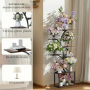 GobekUsa Compact Tree Design Plant Stand with Multiple Shelves