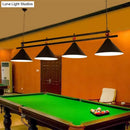 GobekUsa Conical Island Metal Pendant Ceiling Light - Industrial Style with Decorative Billiards Accent