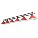 GobekUsa Conical Island Metal Pendant Ceiling Light - Industrial Style with Decorative Billiards Accent