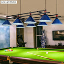 GobekUsa Conical Island Metal Pendant Ceiling Light - Industrial Style with Decorative Billiards Accent