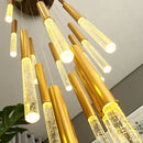 GobekUsa Contemporary Crystal Chandelier for Large Staircase