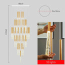 GobekUsa Contemporary Crystal Chandelier for Large Staircase