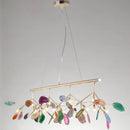 GobekUsa Contemporary Firefly Metal Pendant Light with Round Canopy for Living Room - Island Lighting Solution