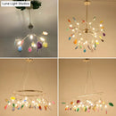 GobekUsa Contemporary Firefly Metal Pendant Light with Round Canopy for Living Room - Island Lighting Solution