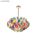 GobekUsa Contemporary Firefly Metal Pendant Light with Round Canopy for Living Room - Island Lighting Solution