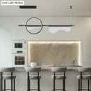 GobekUsa Contemporary Geometric LED Pendant Light for Dining Room Island