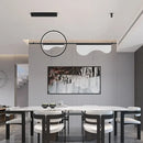 GobekUsa Contemporary Geometric LED Pendant Light for Dining Room Island