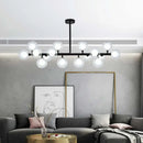 GobekUsa Contemporary Glass Orb Island Lamp - 16 Heads Ceiling Light for Living Room
