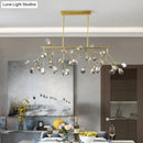 GobekUsa Contemporary Heracleum Island Pendant Light for Modern Dining Rooms