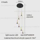 GobekUsa Contemporary Horn Chandelier: Restaurant & Living Room Ceiling Pendant Lighting