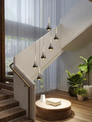 GobekUsa Contemporary Horn Chandelier: Restaurant & Living Room Ceiling Pendant Lighting