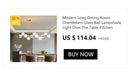 GobekUsa Contemporary LED Chandelier for Dining Room Lighting by Decorbites