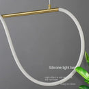GobekUsa Contemporary LED Chandelier for Dining Room Lighting by Decorbites
