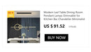 GobekUsa Contemporary LED Chandelier for Dining Room Lighting by Decorbites