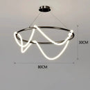 GobekUsa Contemporary LED Chandelier for Dining Room Lighting by Decorbites